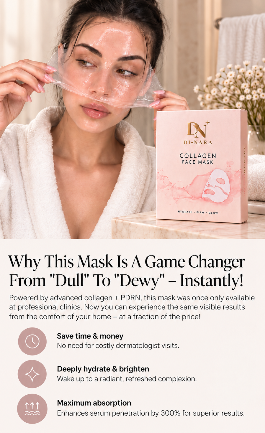DI-NARA™ PDRN Collagen Mask